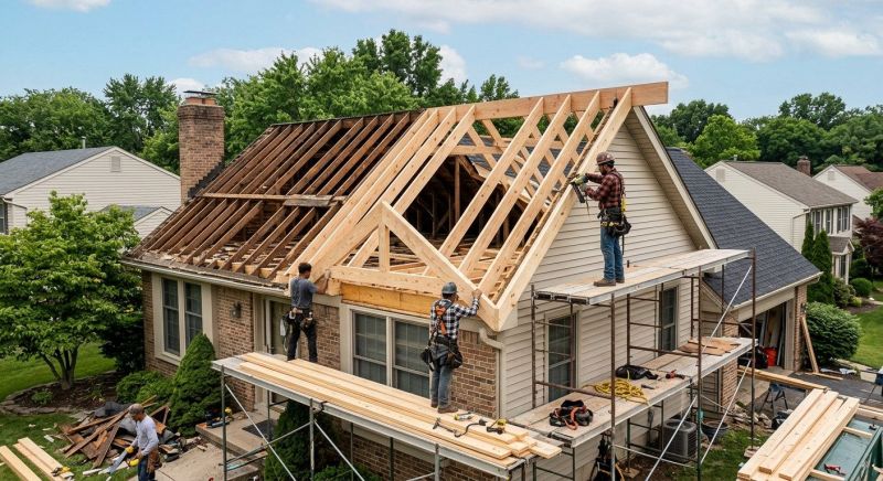 Hip Roof Framing in Wilmington, NC