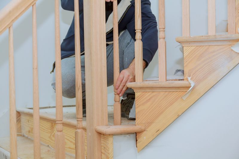 Oak Stairs Installation in Olathe, KS