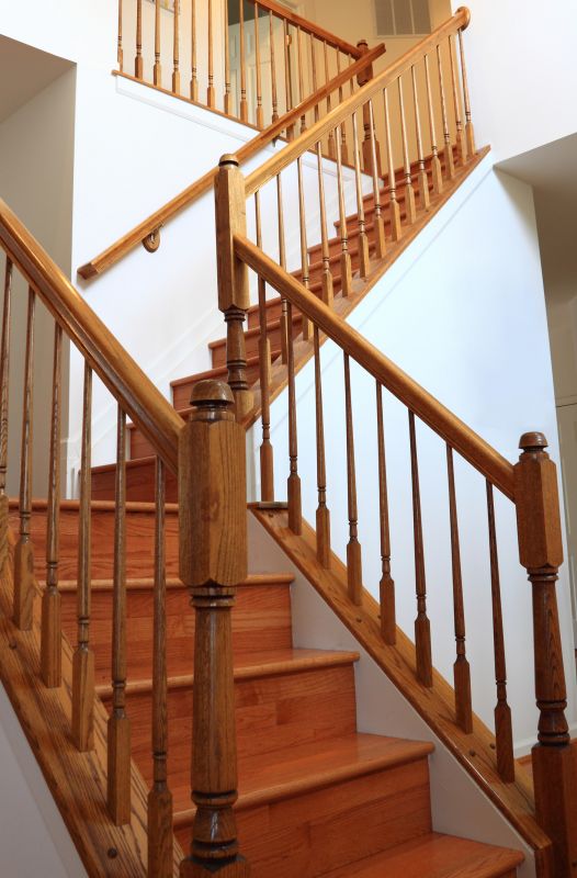 Oak Stairs Installation in Conroe, TX