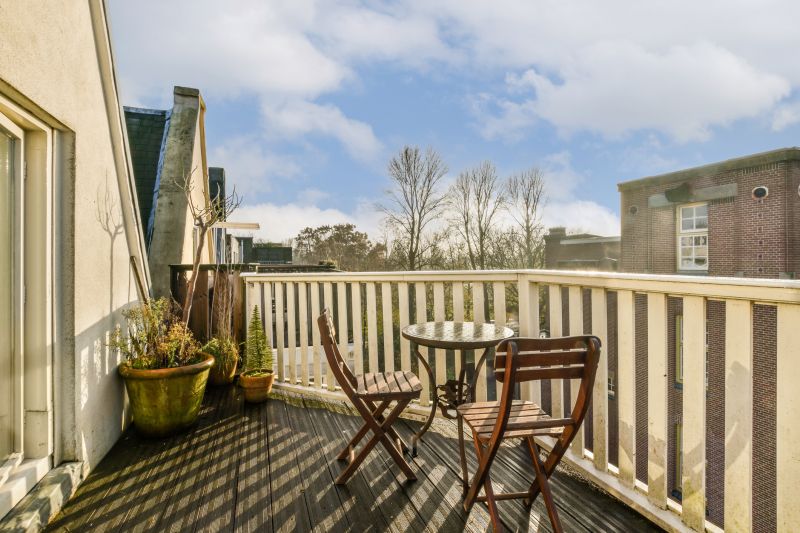 Vinyl Railing on a Porch