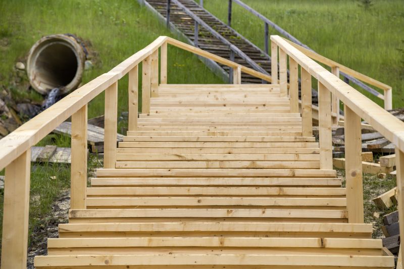 Wooden Steps Installation in Olathe, KS